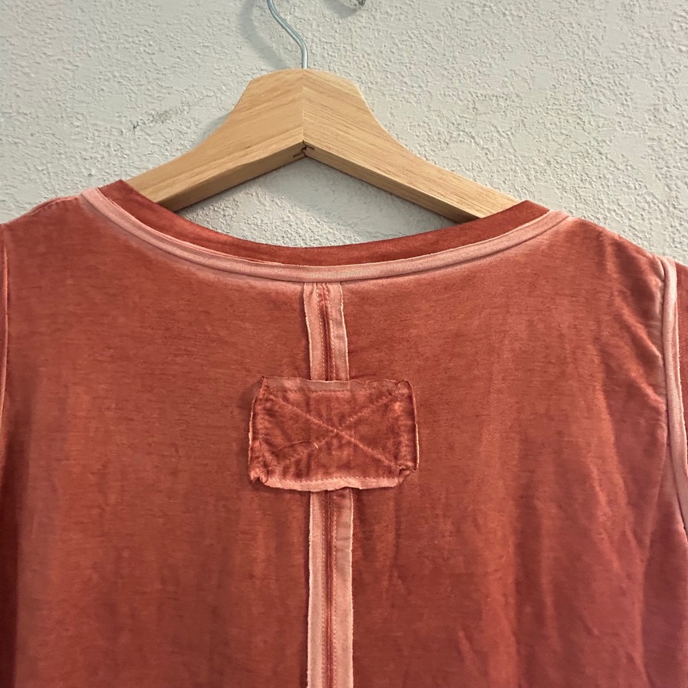 La Miel Terracotta V-Neck Sleeveless Tank Top Boho Small NEW $24 - Picture 4 of 6